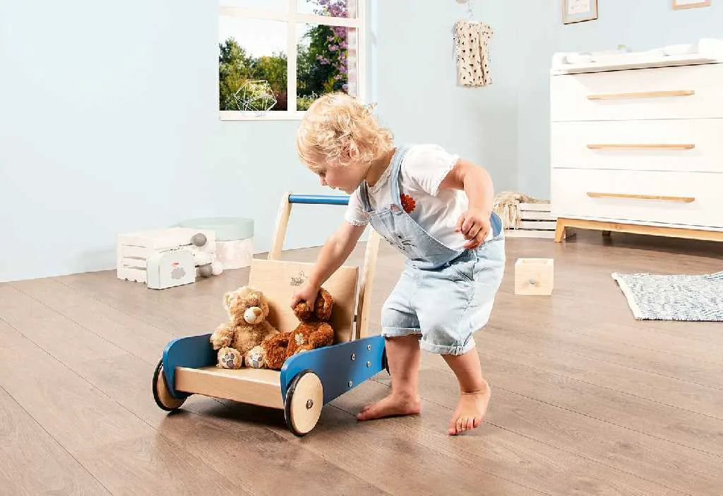 Pinolino Gåvogn – Mats, Blå – Leg - Fysisk udfoldelse - Gåstole og skubbe vogne
