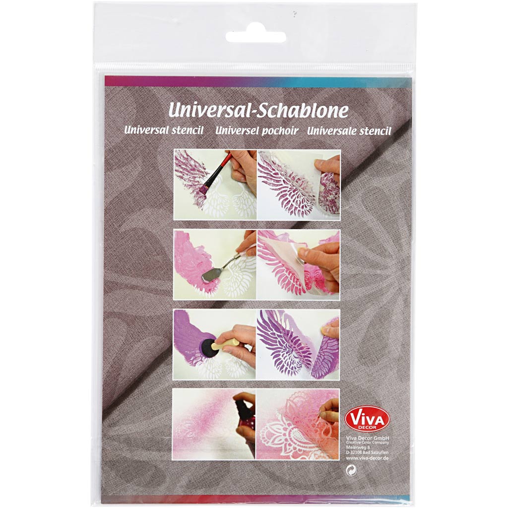 Alsidige skabeloner med bogstaver og tal, A5, 3 ark