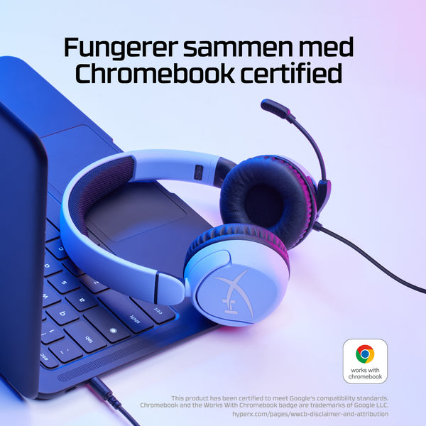 HyperX Cloud Mini Trådløs Kablet Headset Lilla