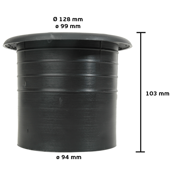 Bassrefleksrør 4 til højttalere - forbedret basrespons - Netlager