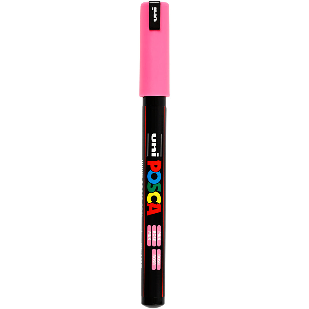 Posca Tusch, nr. PC-1MR, streg 0,7 mm, extra-fine, pink, 1 stk.