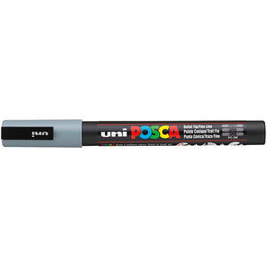 Posca Tusch, PC-3M, streg 0,9-1,3 mm, fine, grå, 1 stk.