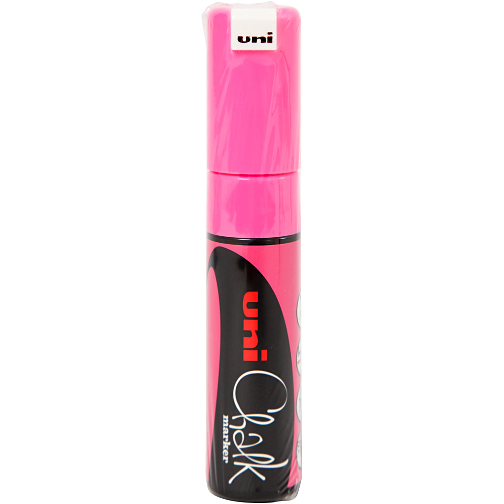 Chalk Marker, streg 8 mm, neon pink, 1 stk.