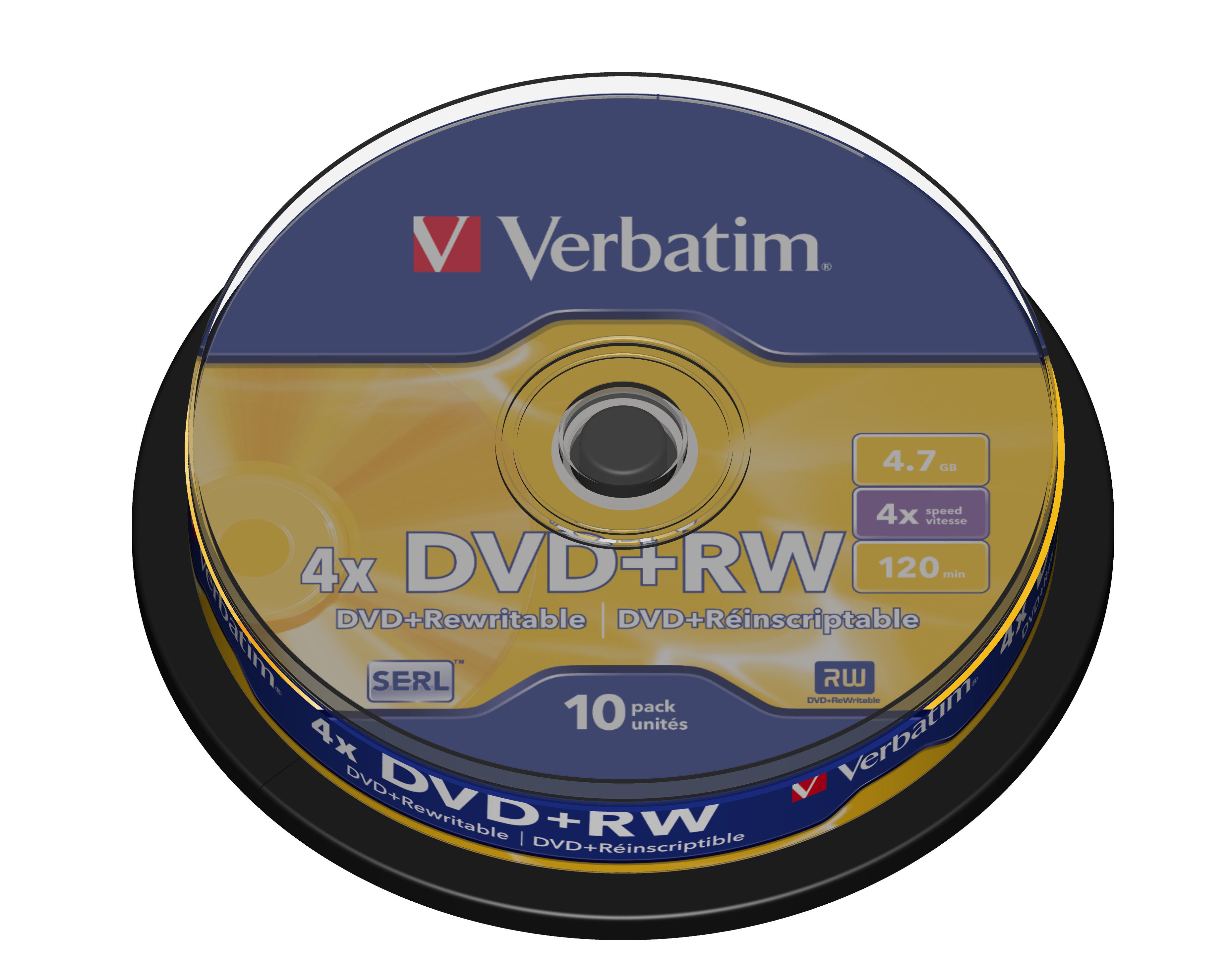 Verbatim 10x DVD+RW 4.7GB