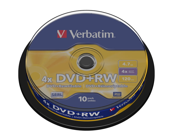 Verbatim 10x DVD+RW 4.7GB