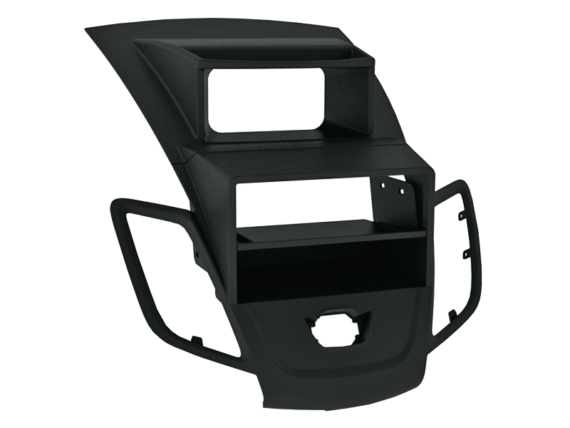 2-DIN radioramme til Ford Fiesta JA8 10/2008-> med rum, sort - acv