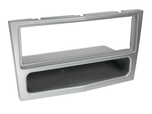 Radioramme 1-DIN til Vauxhall/Opel Zafira B 2005-> med rum sølv - ACV