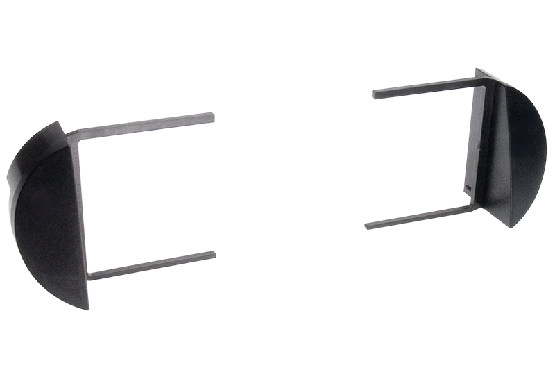 Radioramme 1-DIN til VW New Beetle (10/1998->) sort - ACV