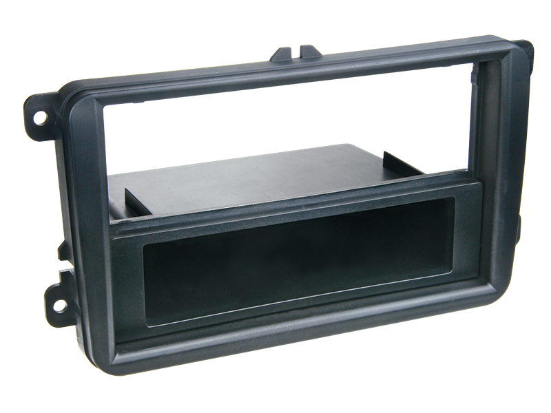 2-DIN radioramme med rum sort til VW/Seat/Skoda biler - acv