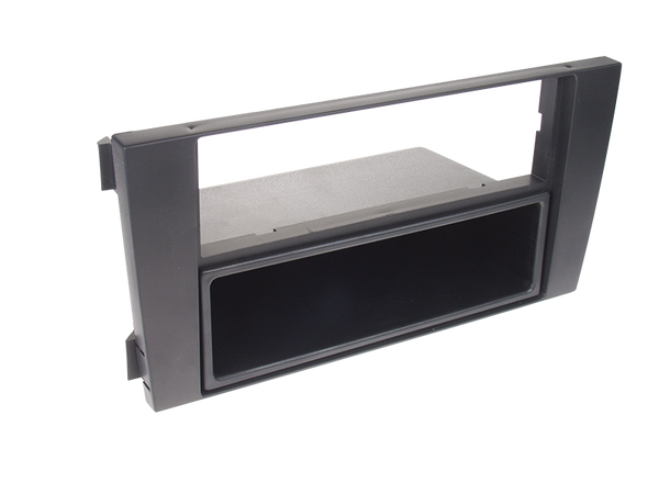 2-DIN radioramme til Audi A6 2001-2005 sort med opbevaringslomme - ACV