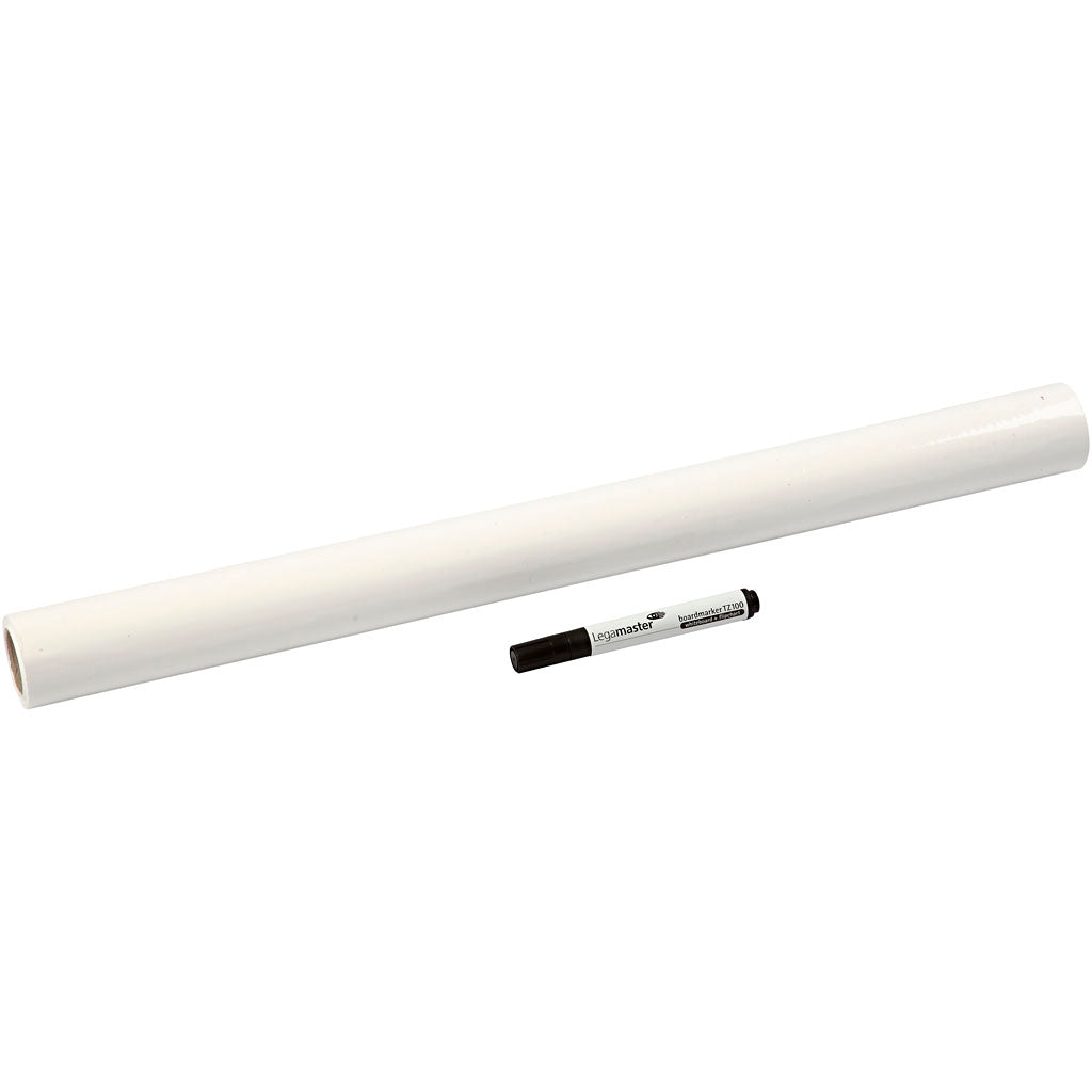 Magic whiteboard folie, L: 80 cm, B: 60 cm, hvid, 25 ark/ 1 rl.