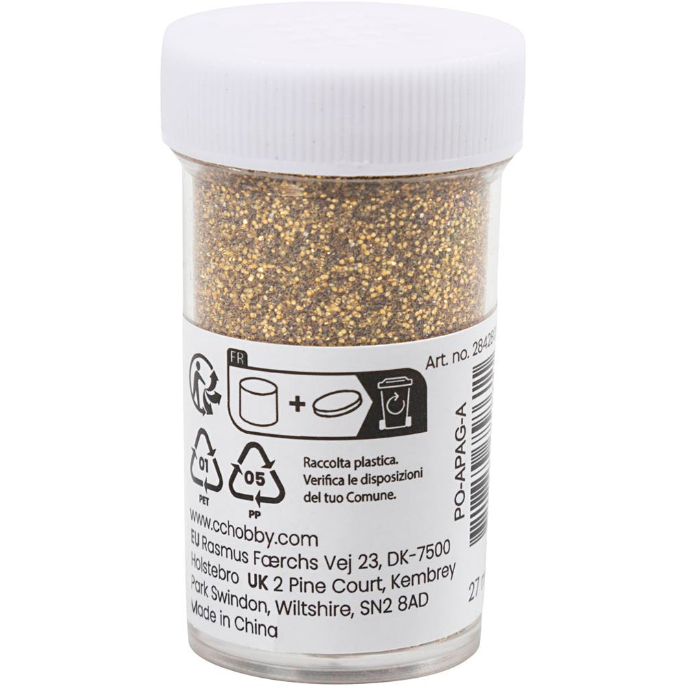 Bio-glimmer, guld, 27 ml/ 1 ds.