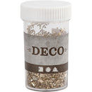 Glitter, str. 1-3 mm, guld, 30 g/ 1 ds.