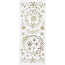 Stickers, julestjerner, ark 10x24 cm, guld, 1 ark