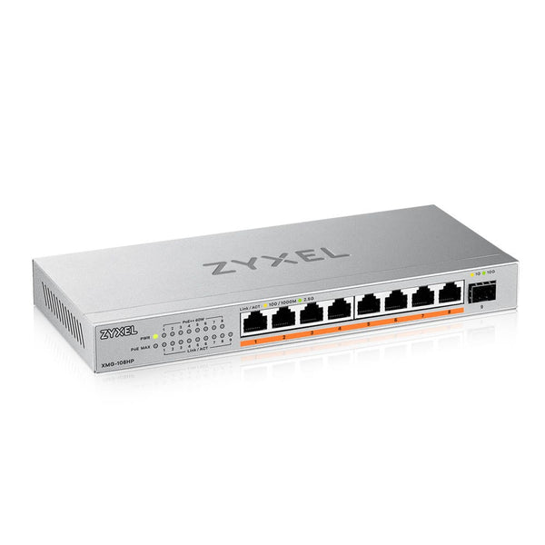 Zyxel XMG-100 Series XMG-108HP Switch 8-porte 2.5 Gigabit Ethernet PoE++