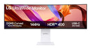 LG UltraWide 49U950A-W 49 Nano IPS 5120 x 1440 (UltraWide) HDMI DisplayPort USB-C 144Hz Dockingskærm