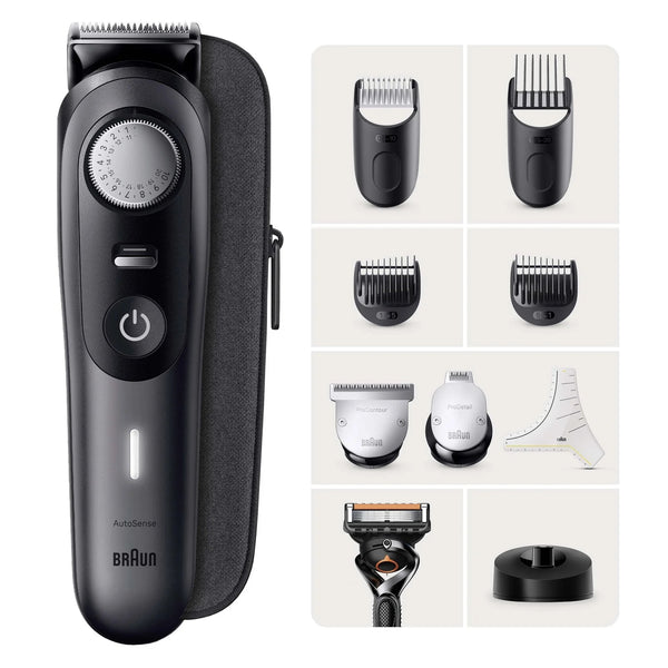 Braun BeardTrimmer 9 BT9421 skæg trimmer Batteri 40 Sort