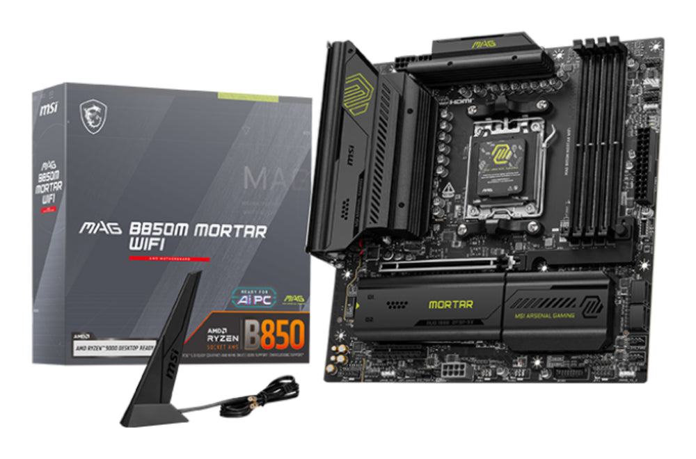 MB MSI AMD AM5 MAG B850M MORTAR WIFI