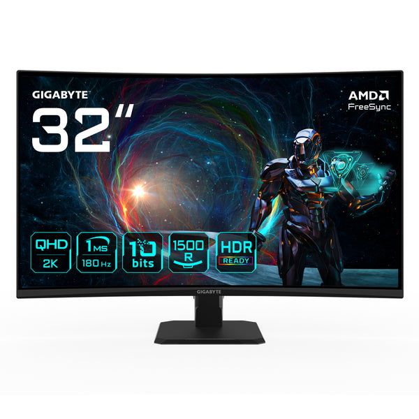 Gigabyte GS32QCA 32 VA 2560 x 1440 (2K) HDMI DisplayPort 180Hz