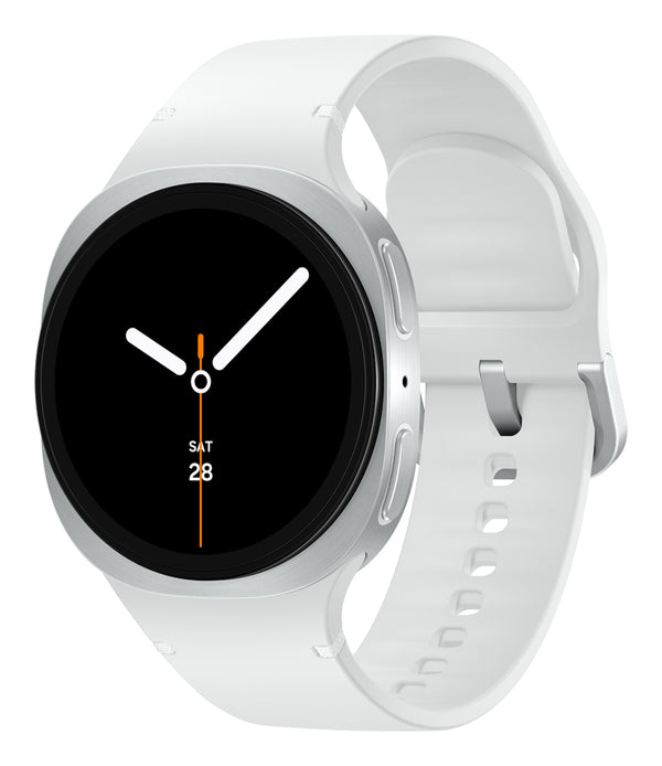 Samsung SM-L325FZSAEUB Smartwatch og sportsur 3,3 cm (1.3) AMOLED 40 mm Digital 438 x 438 pixel Berøringsskærm 4G Sølv Wi-Fi GPS (satellit)