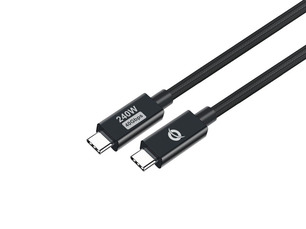 ETTA04B12 USB 4.0 Gen 3 C-C PD 3.1 240W Cable 1.2M, 48V 5A, 40Gbps, 8K60Hz, E-Mark