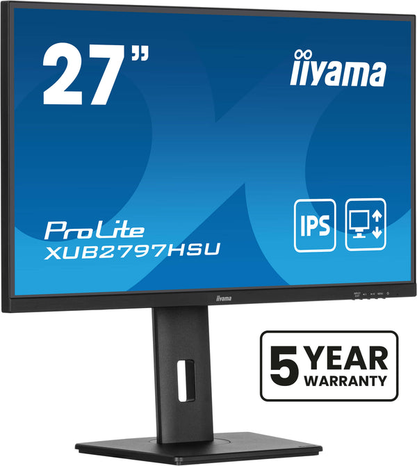 iiyama ProLite XUB2797HSU-B2 27 IPS 1920 x 1080 (Full HD) HDMI DisplayPort 100Hz