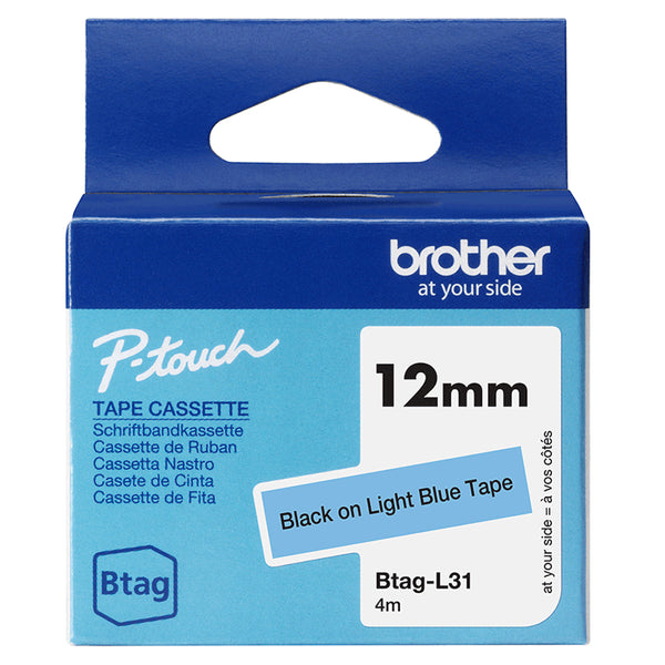 Brother BTAG-L31 Mærkattape Rulle (1,2 cm x 4 m) 1kassette(r)