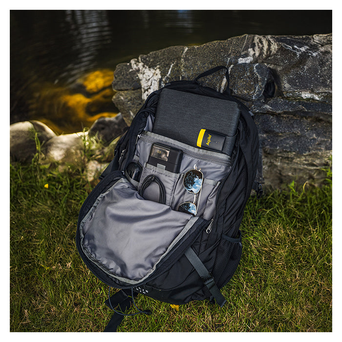 Powerbank 20.000 mAh 65W PD QC 3-port (2×USB-C, 1×USB-A) - aqiila