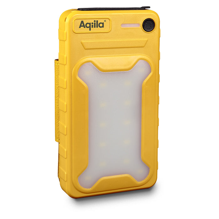 Solcellepowerbank 10.000 mAh 20W PD USB-C/USB-A IP54 - aqiila