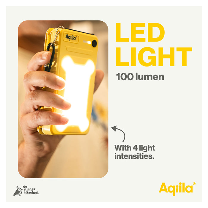 Solcellepowerbank 10.000 mAh 20W PD USB-C/USB-A IP54 - aqiila