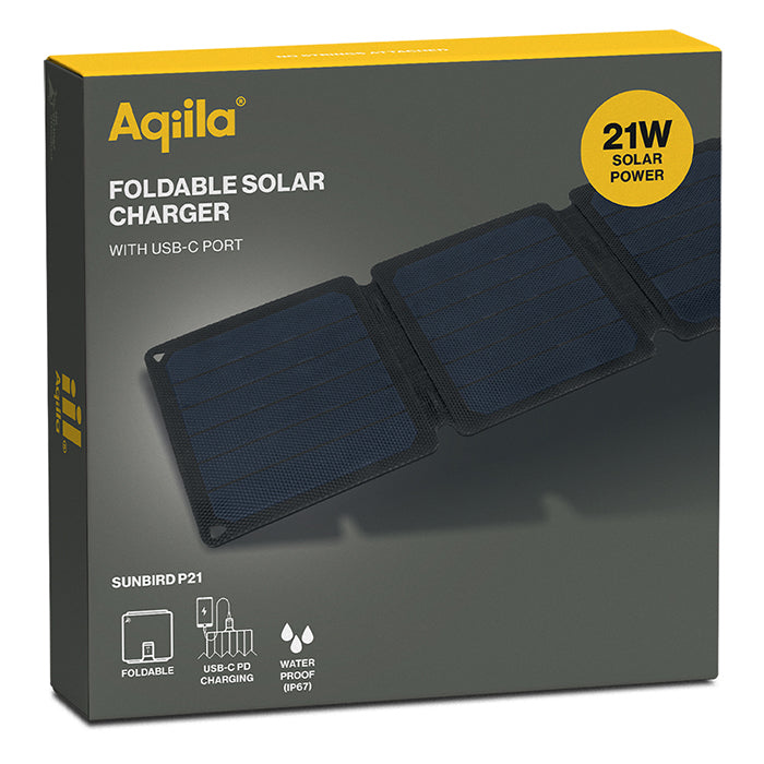 Solcelleoplader Letvægt - aqiila