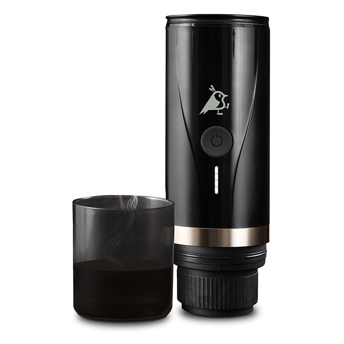 Transportabel espressomaskine til kapsel og formalet kaffe - Aqiila