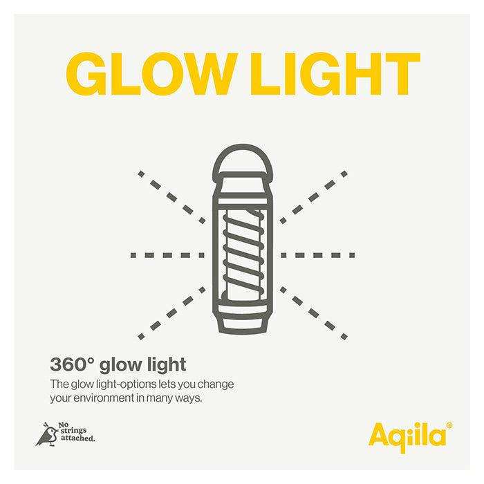 Kompakt campinglygte 7 indstillinger genopladelig IPX4 - aqiila