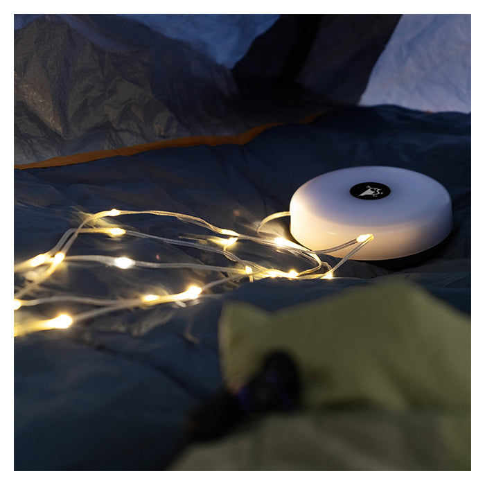 Kompakt campinglygte med powerbank 250 lm og RGB - aqiila