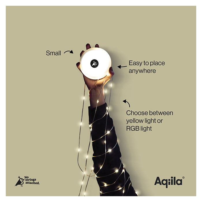 Kompakt campinglygte med powerbank 250 lm og RGB - aqiila