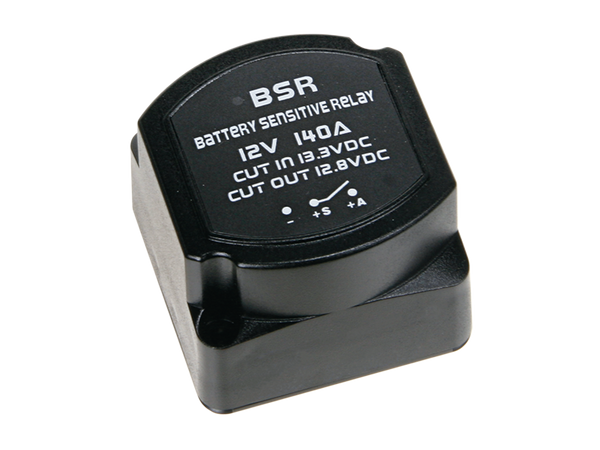 Skille relæ 140A fuldautomatisk VSR til start- og husbatteri - acv