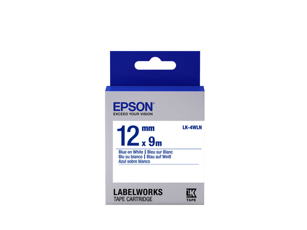 Epson LabelWorks LK-4WLN Mærkattape (1,2 cm x 9 m) 1rulle(r)
