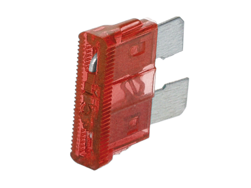 Fladsikringer 10 amp / 50 stk.