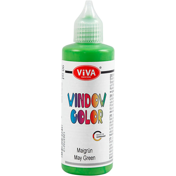 Viva Decor Window Color, lys grøn, 90 ml/ 1 fl.