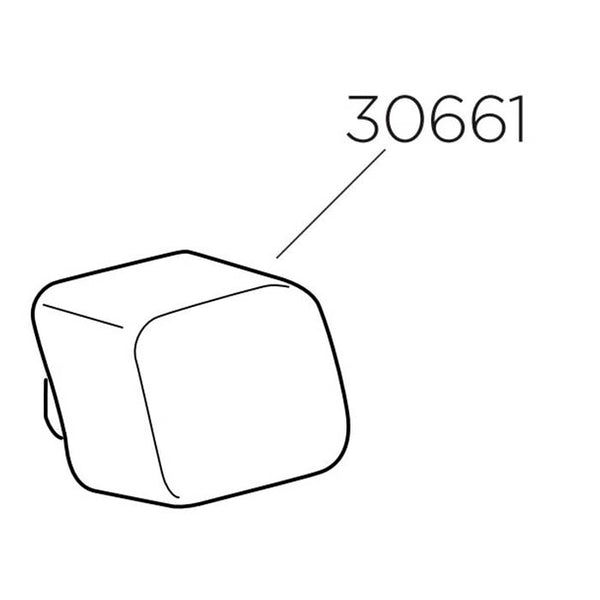 Endeprop til Thule SquareBar tagbøjle - 1 stk. Thule