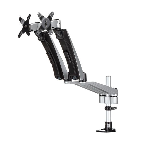StarTech.com Desk Mount Dual Monitor Arm - Full Motion Articulating Arms - Premium Dual Monitor Stand - For up to 30 (19.8lb/9kg) VESA Mount Monitors - Tool-less Assembly - Steel & Aluminum Monteringssæt LCD display 30