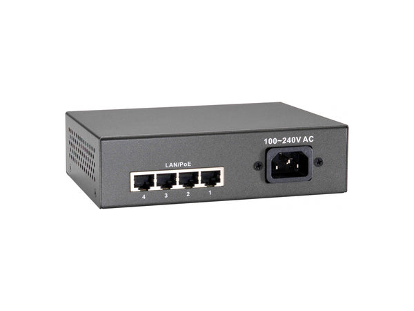 LevelOne FEP-0511 Switch 5-porte 10/100 PoE+