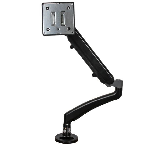StarTech.com Desk Clamp Monitor Mount - Adjustable - Supports Monitors 12 to 34 - Full Motion Slim VESA Mount Monitor Arm - Desk & Grommet Clamp -Black (ARMSLIM) Monteringssæt LCD display 12-34