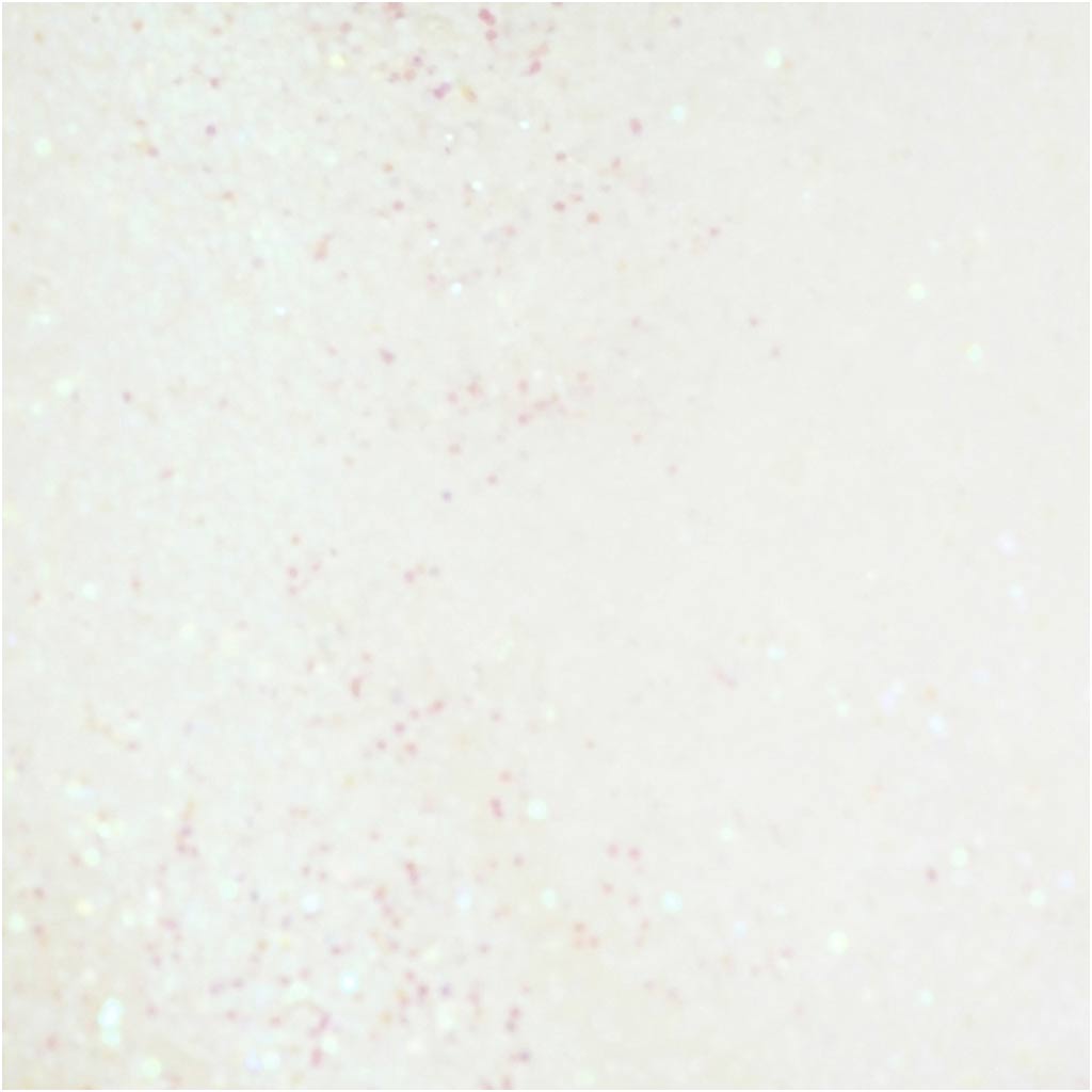 Glitterlim, holografisk hvid, 118 ml/ 1 fl.