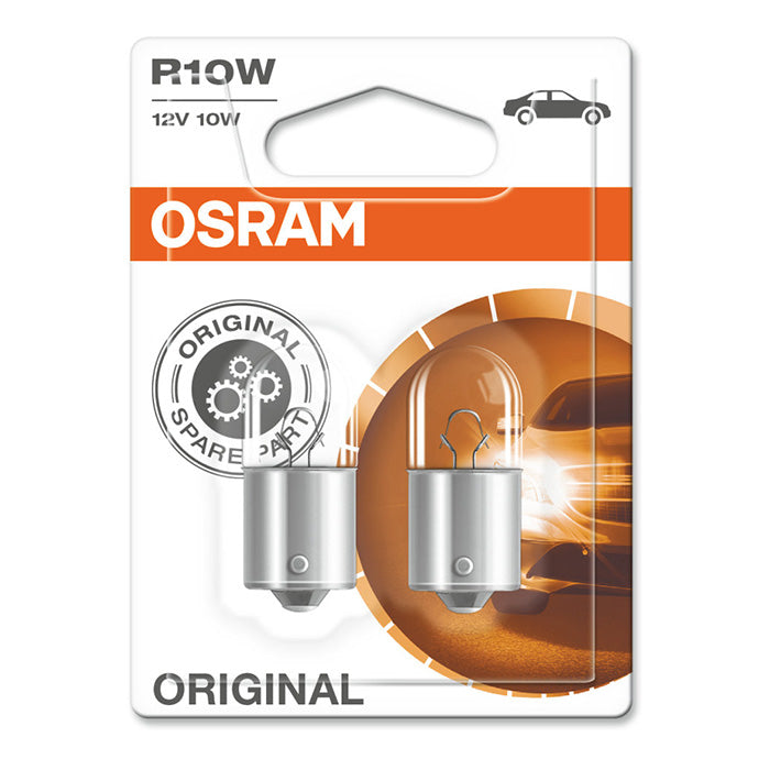 Signallyspære R10W 12V 2 stk. - Osram