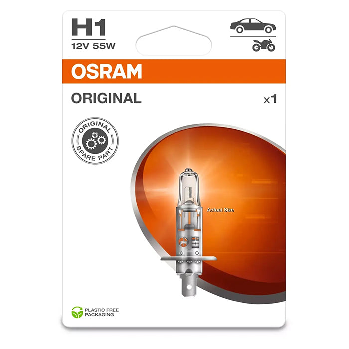 Halogen H1 55W 12V bilpære - Osram