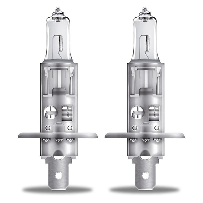 Halogen H1 12V 55W bilpærer 2-pak - lang levetid, 1550 lm, 3200K - Osram