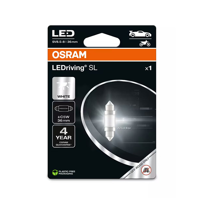 Osram LEDriving SL C5W 36mm 6000K 12V - 1 stk.