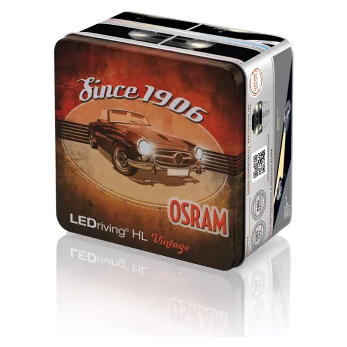 LED-forlygtepærer H4/H19/R2 12V vintage 2700K - Osram