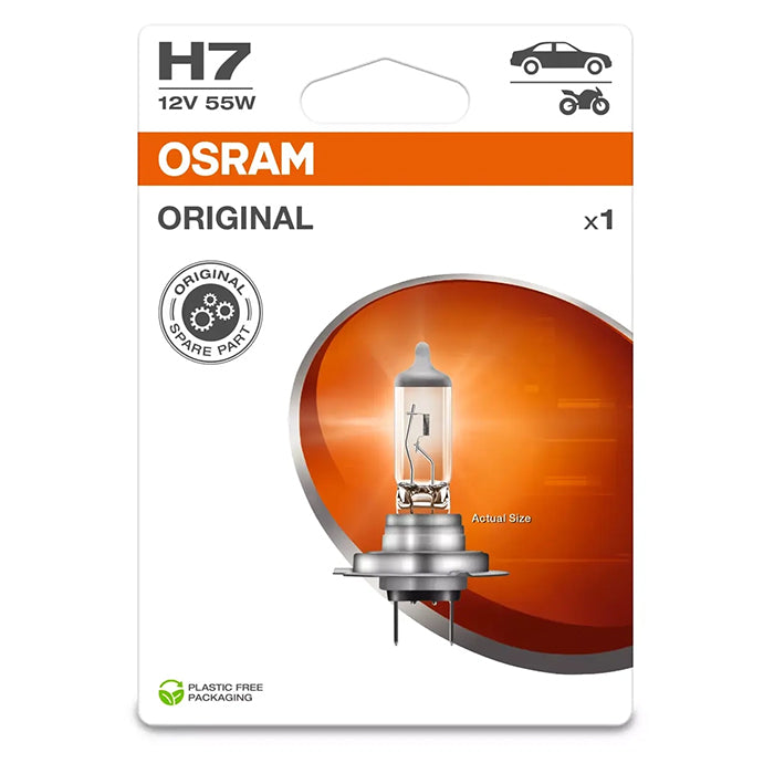 Halogen H7 55W 12V bilpære, PX26d - Osram